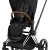 Cybex ePriam klapvogn - sepia black/chrome brown- Klapvogne Med Flade Sæder