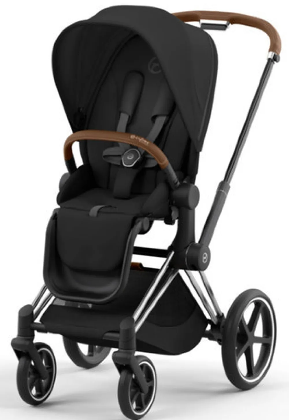 Cybex ePriam klapvogn - sepia black/chrome brown- Klapvogne Med Flade Sæder
