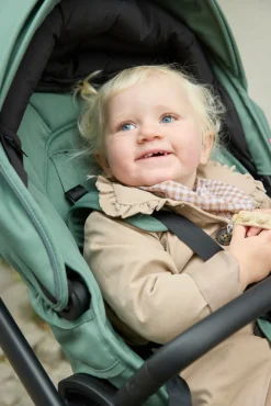 Odder Evoke Klapvogn - grøn- Klapvogne Med Flade Sæder