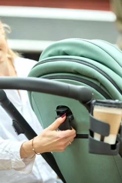 Odder Evoke Klapvogn - grøn- Klapvogne Med Flade Sæder