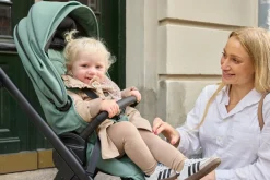 Odder Evoke Klapvogn - grøn- Klapvogne Med Flade Sæder