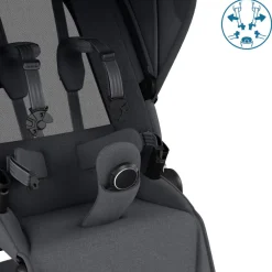 Maxi-Cosi Fame kombivogn - Twillic Graphite- Kombivogne Med Flade Sæder