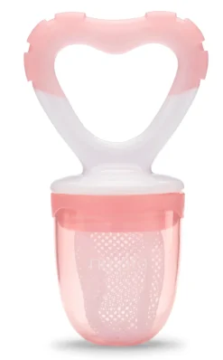 Nuvita FLAVORILLO 2 i 1 frugtsut og bidering - pink- Foodfeeder Og Frugtsut