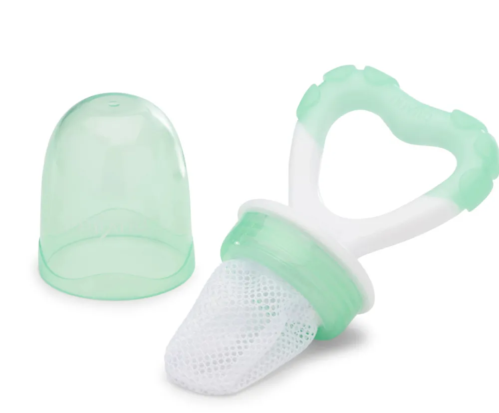 Nuvita FLAVORILLO 2 i 1 frugtsut og bidering - grøn- Foodfeeder Og Frugtsut