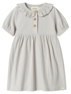 Lil' Atelier Fleura ss bodykjole - VAPOR BLUE- Kjoler