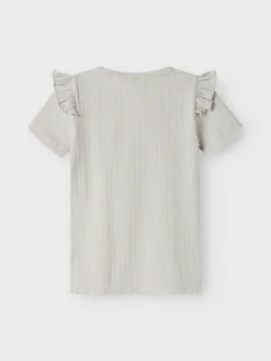 Lil' Atelier Fleura ss t-shirt - VAPOR BLUE- T-Shirts & Toppe