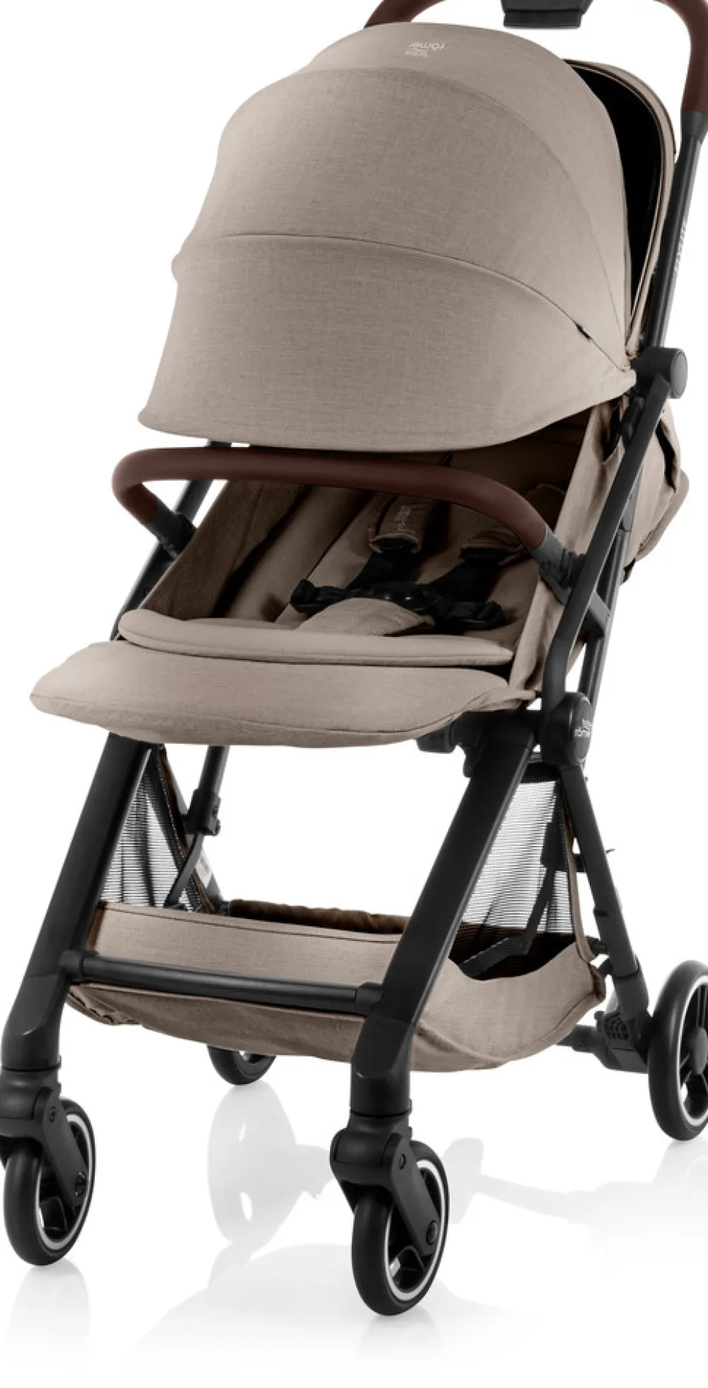 Britax Römer Flylite - Style teak- Klapvogne Med Flade Sæder|Rejseklapvogne