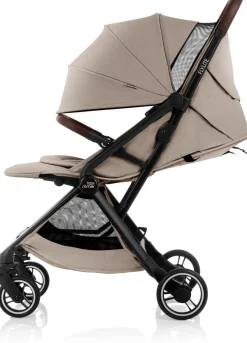 Britax Römer Flylite - Style teak- Klapvogne Med Flade Sæder|Rejseklapvogne
