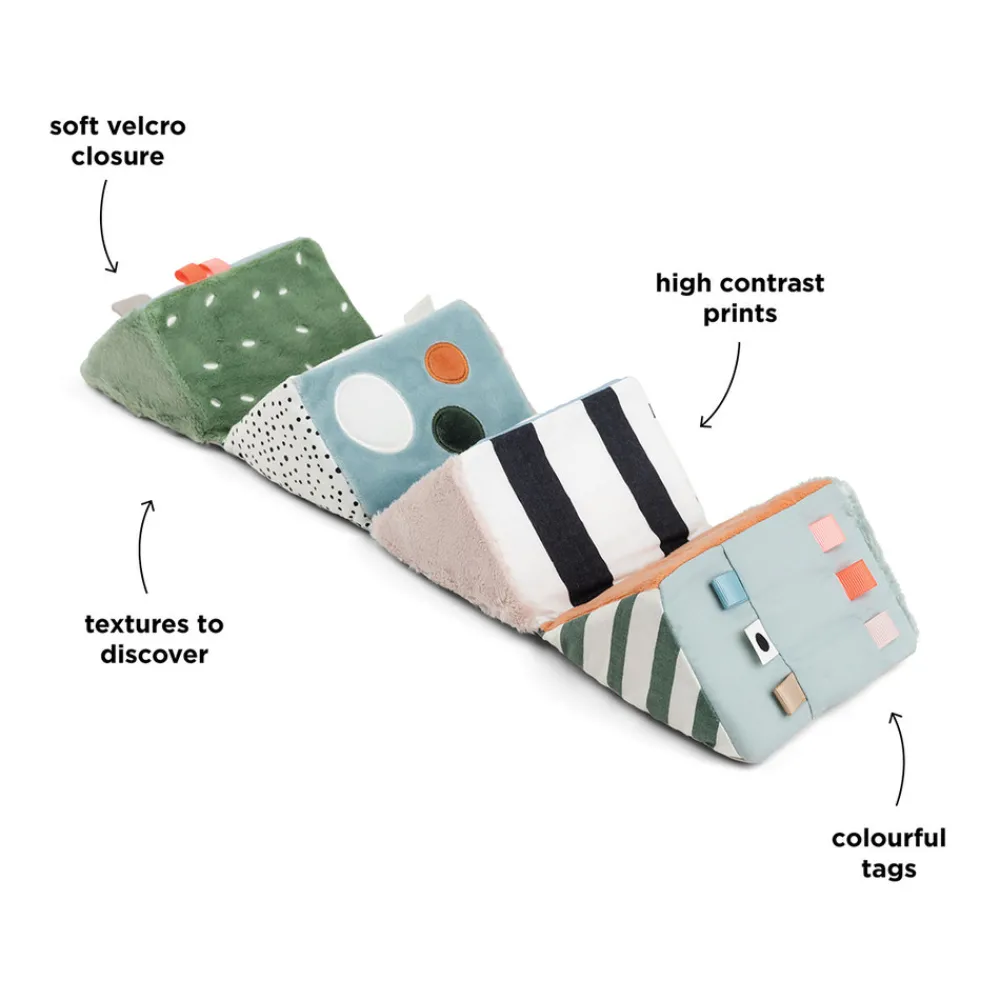 Done By Deer Folde-ud sanseterning Deer friends Farvemix- Legetøj Til Barnevogne & Autostole