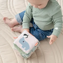 Done By Deer Folde-ud sanseterning Deer friends Farvemix- Legetøj Til Barnevogne & Autostole