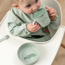 Done By Deer Foodie skål Croco Grøn- Service