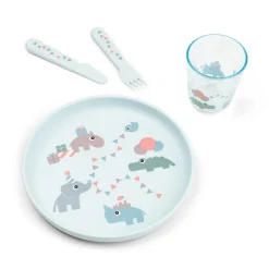 Done By Deer Foodie spisesæt Celebration Blå- Service