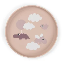 Done By Deer Foodie tallerken Happy clouds Pudder- Service