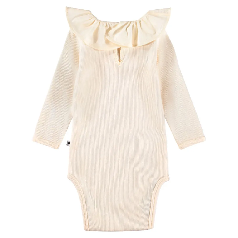 Molo Foss Body - Buttercream- Bodystocking Langærmet