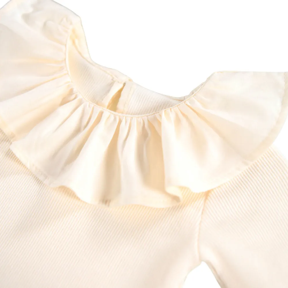 Molo Foss Body - Buttercream- Bodystocking Langærmet