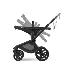 Bugaboo Fox 5 Renew complete - black/heritage black- Kombivogne Med Ergonomiske Sæder