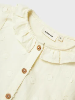 Lil' Atelier Franny ss løs t-shirt - TURTLEDOVE- T-Shirts & Toppe|Skjorter