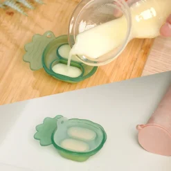 Haakaa Freeze-N-Feed Mini Kombi green- Foodfeeder Og Frugtsut