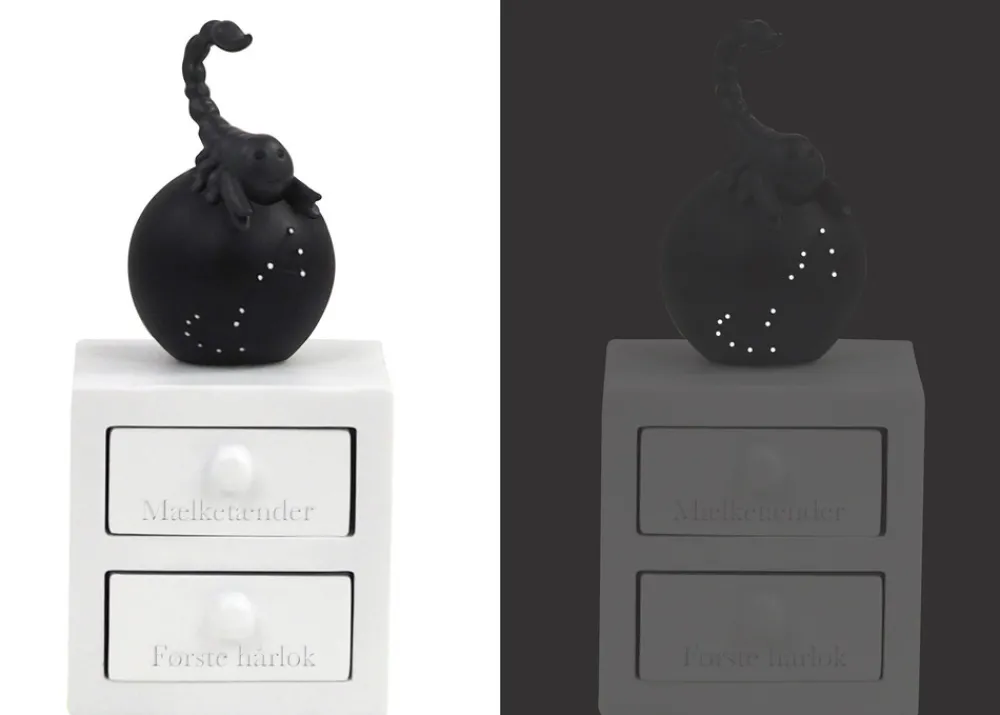 Kids By Friis Første tand/hårlok - skorpionen-Børn Smykkeskrin