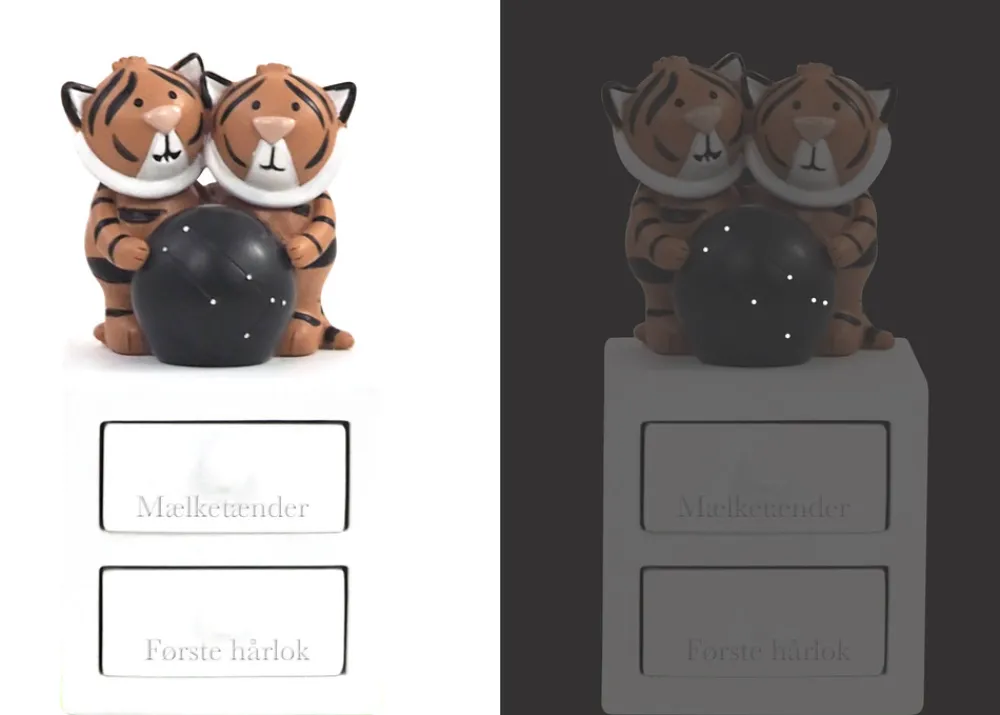 Kids By Friis Første tand/hårlok - tvillingen-Børn Smykkeskrin