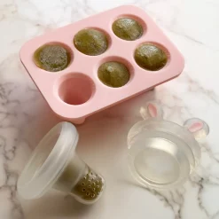 Le Toft Frugtsut med mini fryseform - Rose- Foodfeeder Og Frugtsut