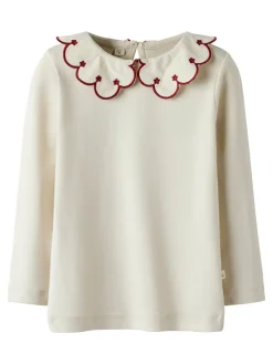 Lil' Atelier Fundo Bluse - Turtledove- Juletøj|Bluser