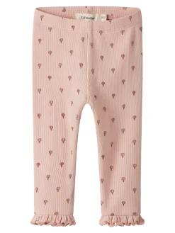 Lil' Atelier Gago kny slim leggings - Cameo Rose- Leggings