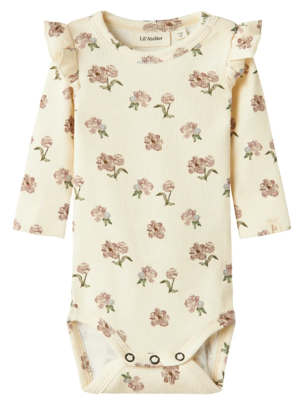 Lil' Atelier Gavo langærmet slim body - TURTLEDOVE- Bodystocking Langærmet
