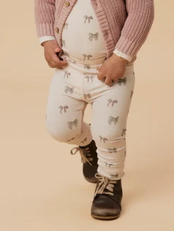 Lil' Atelier Gavo slim legging - Silver Peo- Leggings