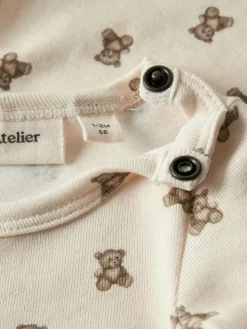 Lil' Atelier Gayo Elo Langærmet Body - Turtledove- Bodystocking Langærmet