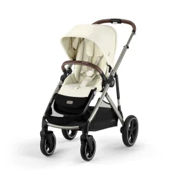 Cybex Gazelle S - Seashell Beige- Klapvogne Med Flade Sæder|Søskende/Tvillingevogne