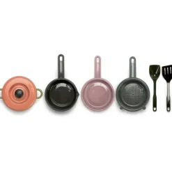 DanToy GB Gryde-si-pande i net 7 dele- Køkkenleg