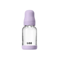 BIBS Glass boheme baby bottle latex 120 ml violet sky- Sutteflasker