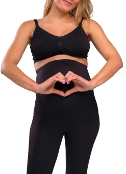 Carriwell Graviditets leggings m. støtte (Recycled) sort s- Leggings/Strømpebukser