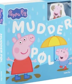 Barbo Toys Gurli gris figur bog - Mudderpøl- Papbøger