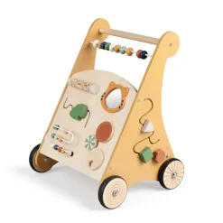 Sebra Gåvogn m/aktiviteter, træ, Wildlife- Gåvogne & Aktivitetsborde