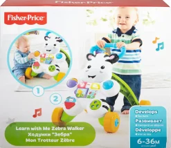 Fisher-Price Gåvogn Sebra- Gåvogne & Aktivitetsborde