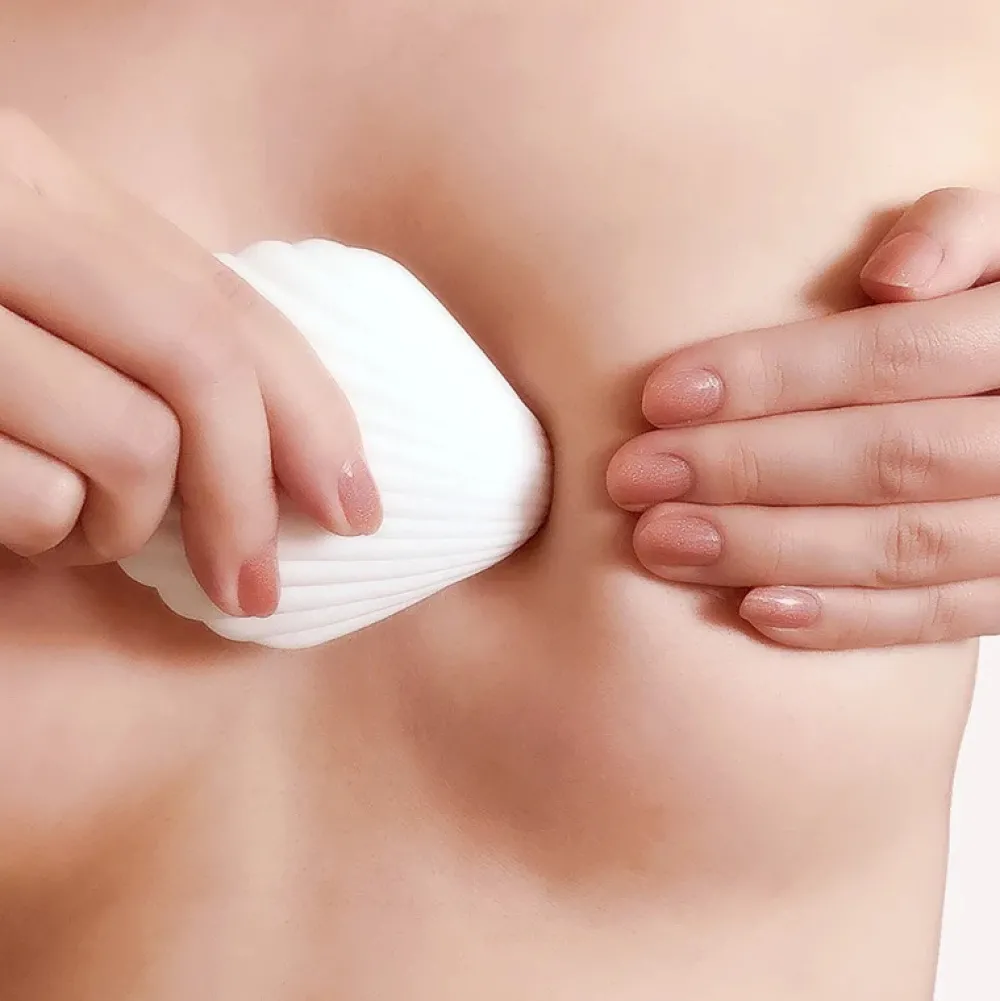 Haakaa brystmassager med vibrator "Muslingskallen"- Plejeartikler Til Mor