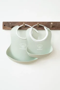 BabyBjörn Hagesmæksæt 2-pak - grøn- Hagesmække