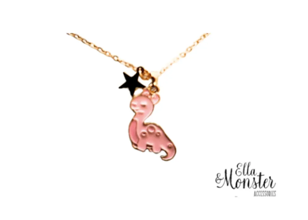 Ella & Monster Halskæde Sweet Dinosaur- Festtøj & Tilbehør