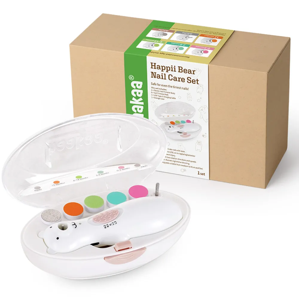 Haakaa Happi Bear genopladelig neglefil- Plejeartikler Til Baby