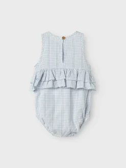 Lil' Atelier Hazelle sommerdragt uden ærmer - ZEN BLUE- Shortssæt