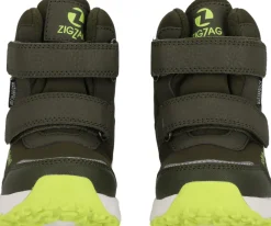 ZIG ZAG Hidol støvle WP / M Lys - Olive Night- Vinterstøvler|Sneakers Med Blink