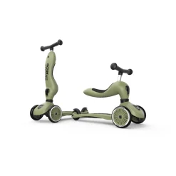 Scoot and Ride Highwaykick 1 Olive- Løbehjul & Rulleskøjter|Løbecykler & Cykler
