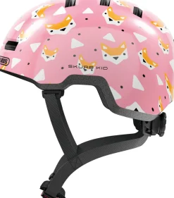 Abus Hjelm Skurb Kid, rose foxes, S- Cykelhjelme & Tilbehør|Cykelstole & Hjelme