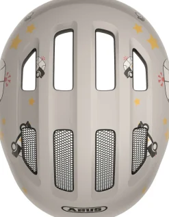 Abus Hjelm Smiley 3.0, grey police, S- Cykelhjelme & Tilbehør|Cykelstole & Hjelme