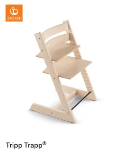 Tripp Trapp® Højstol bøg - natur-Børn Højstole Uden Tilbehør