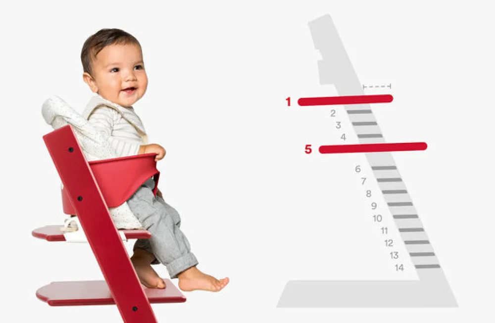 Tripp Trapp® Højstol bøg inkl. newborn sæt - natural-Børn Højstole Med Tilbehør