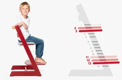 Tripp Trapp® Højstol bøg inkl. newborn sæt - serene pink-Børn Højstole Med Tilbehør