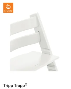 Tripp Trapp® Højstol bøg inkl. newborn sæt - hvid-Børn Højstole Med Tilbehør